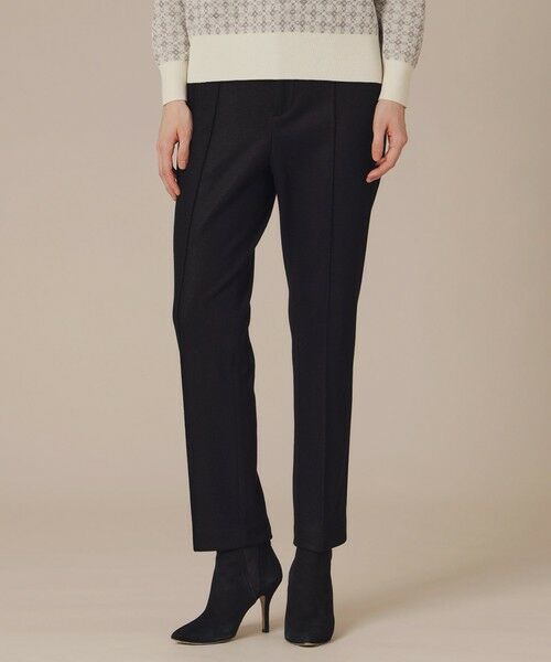 MACKINTOSH LONDON / マッキントッシュ ロンドン その他パンツ | 【Precious12月号】ウォッシャブルウールクロップドパンツ(ブラック)