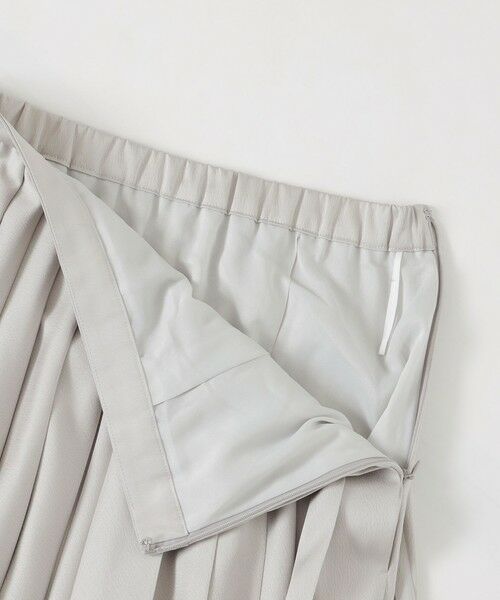 MACKINTOSH LONDON / マッキントッシュ ロンドン  ロング・マキシ丈スカート | 【Precious12月号】ハンマーサテンプリーツスカート | 詳細7