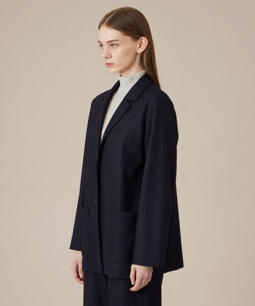 MACKINTOSH LONDON / マッキントッシュ ロンドン ノーカラージャケット | ウールスムースジャケット | 詳細5