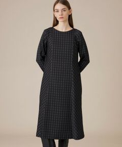 MACKINTOSH LONDON / マッキントッシュ ロンドン  ロング・マキシ丈ワンピース | プリントチェックワンピース