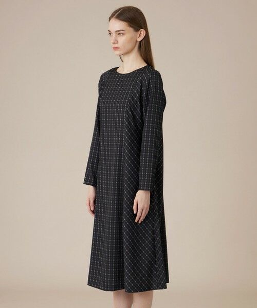 MACKINTOSH LONDON / マッキントッシュ ロンドン  ロング・マキシ丈ワンピース | プリントチェックワンピース | 詳細5