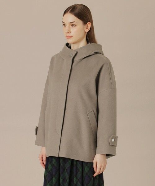 MACKINTOSH LONDON / マッキントッシュ ロンドン  その他アウター | 【ROSLEY/ロズリーフード】ぺコラム圧縮ビーバーフーデットコート | 詳細5