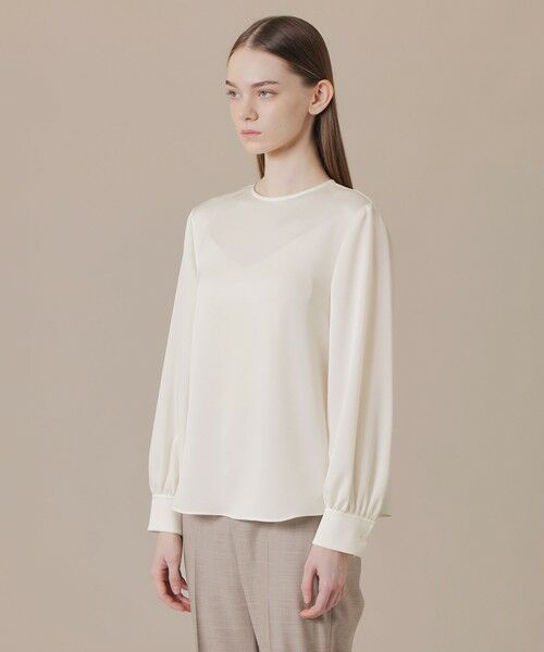 MACKINTOSH LONDON / マッキントッシュ ロンドン  シャツ・ブラウス | トリアセテートジョーゼットブラウス | 詳細5