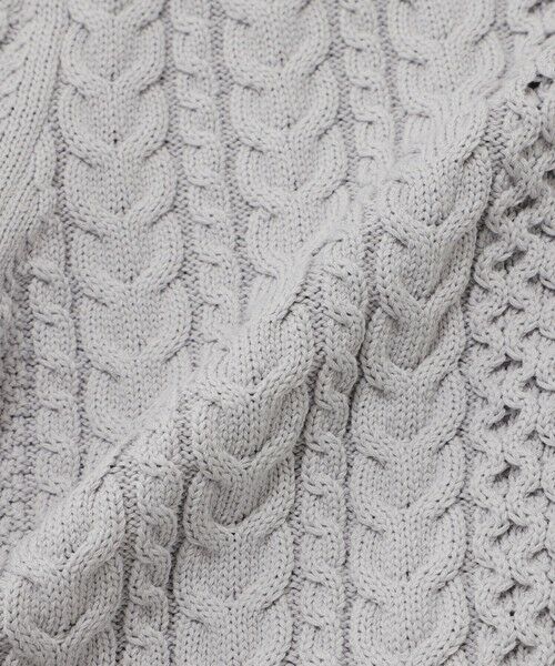 MACKINTOSH LONDON / マッキントッシュ ロンドン  ニット・セーター | ケーブルニットカーディガン | 詳細11