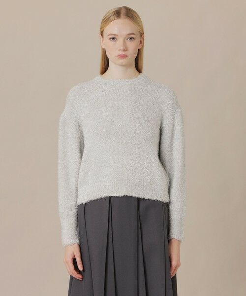 MACKINTOSH LONDON / マッキントッシュ ロンドン  ニット・セーター | ファンシーシャイニーニットプルオーバー | 詳細4