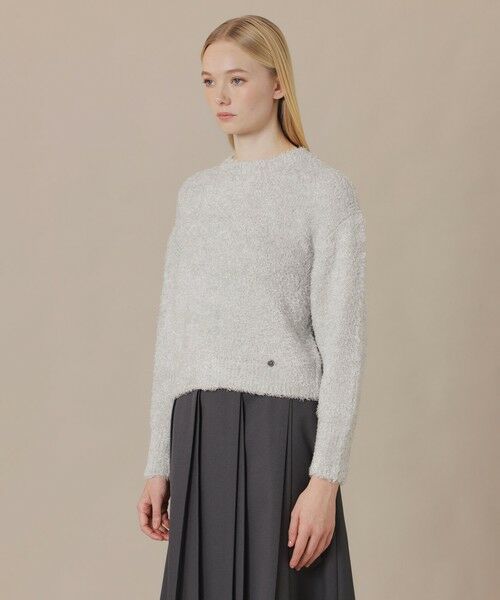 MACKINTOSH LONDON / マッキントッシュ ロンドン  ニット・セーター | ファンシーシャイニーニットプルオーバー | 詳細5