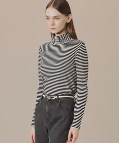 MACKINTOSH LONDON / マッキントッシュ ロンドン  ニット・セーター | 【SUPER FINE LAB.】メルテッドサウラコットンタートルネックプルオーバー