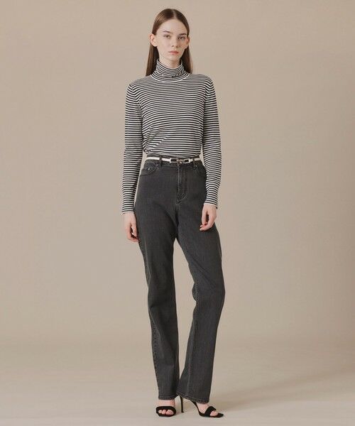 MACKINTOSH LONDON / マッキントッシュ ロンドン  ニット・セーター | 【SUPER FINE LAB.】メルテッドサウラコットンタートルネックプルオーバー | 詳細3