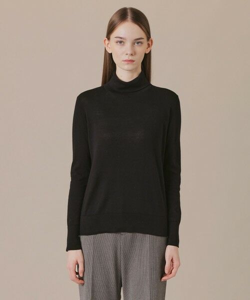 MACKINTOSH LONDON / マッキントッシュ ロンドン  ニット・セーター | 【SUPER FINE LAB.】メルテッドサウラコットンタートルネックプルオーバー | 詳細5