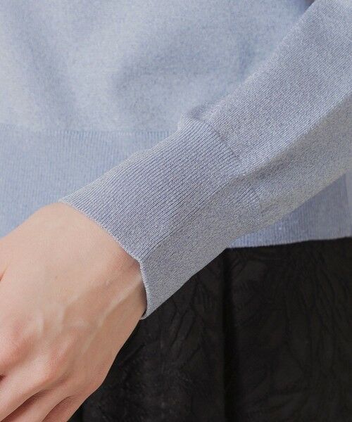 MACKINTOSH LONDON / マッキントッシュ ロンドン  ニット・セーター | シルキーラメニットタートルネック | 詳細9