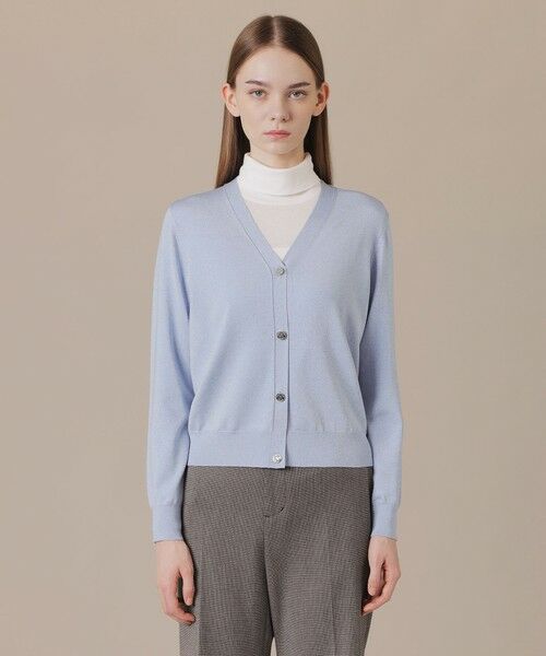 MACKINTOSH LONDON / マッキントッシュ ロンドン  ニット・セーター | シルキーラメニットカーディガン | 詳細4