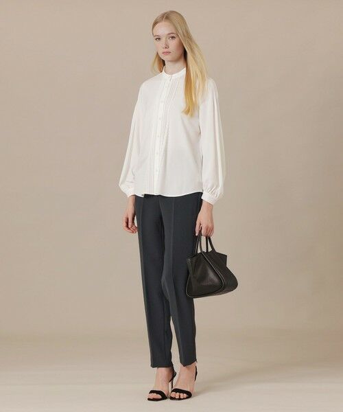 MACKINTOSH LONDON / マッキントッシュ ロンドン  その他パンツ | ストレッチダブルクロステーパードパンツ | 詳細1