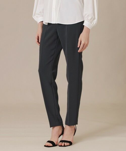 MACKINTOSH LONDON / マッキントッシュ ロンドン  その他パンツ | ストレッチダブルクロステーパードパンツ（ネイビー）