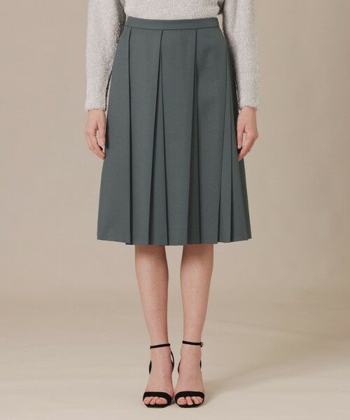 MACKINTOSH LONDON / マッキントッシュ ロンドン  ロング・マキシ丈スカート | マットツイルプリーツスカート | 詳細4