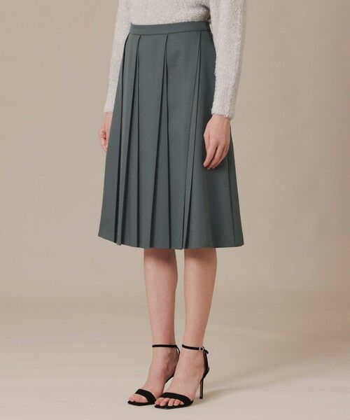 MACKINTOSH LONDON / マッキントッシュ ロンドン  ロング・マキシ丈スカート | マットツイルプリーツスカート | 詳細5