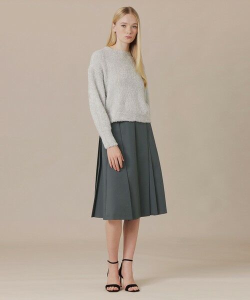 MACKINTOSH LONDON / マッキントッシュ ロンドン  ロング・マキシ丈スカート | マットツイルプリーツスカート | 詳細1