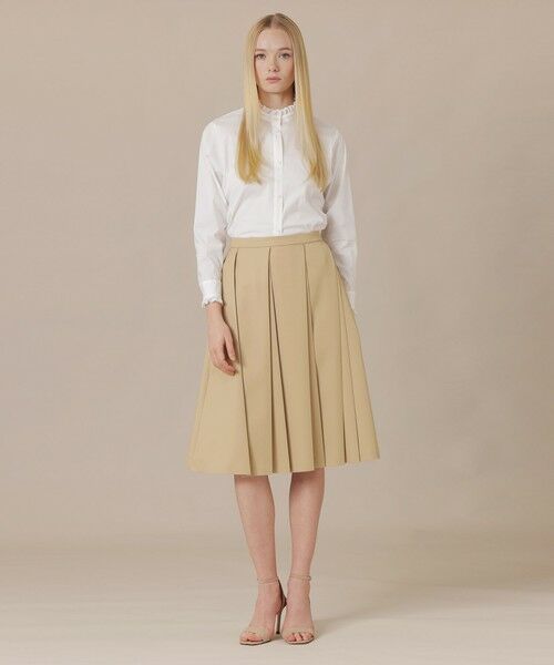 MACKINTOSH LONDON / マッキントッシュ ロンドン  ロング・マキシ丈スカート | マットツイルプリーツスカート | 詳細2