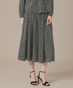 ライスドットプリントスカート