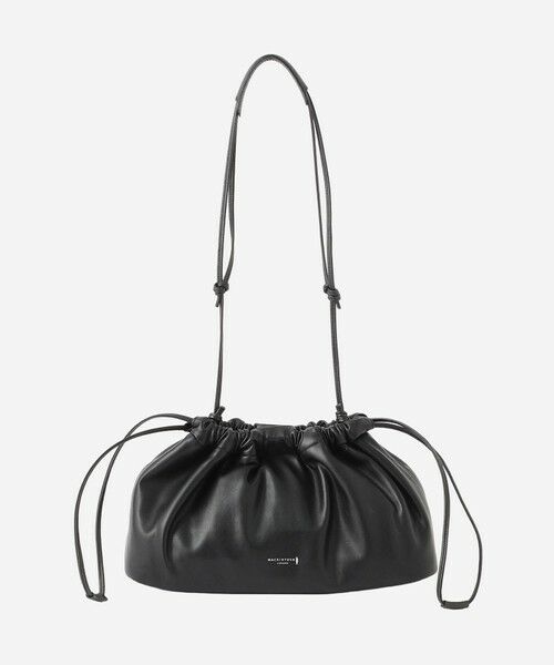 MACKINTOSH LONDON / マッキントッシュ ロンドン  メッセンジャーバッグ・ウエストポーチ | PUレザードローストリングバッグ | 詳細9