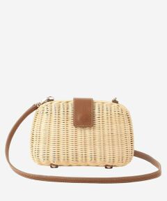 MACKINTOSH LONDON / マッキントッシュ ロンドン  メッセンジャーバッグ・ウエストポーチ | 【婦人画報4月号掲載】ボタニカルウォールラタンミニショルダー