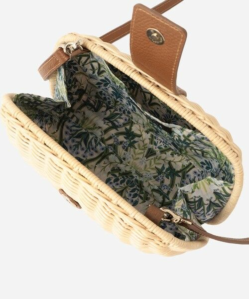 MACKINTOSH LONDON / マッキントッシュ ロンドン  メッセンジャーバッグ・ウエストポーチ | 【婦人画報4月号掲載】ボタニカルウォールラタンミニショルダー | 詳細8