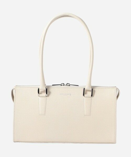 MACKINTOSH LONDON / マッキントッシュ ロンドン  メッセンジャーバッグ・ウエストポーチ | リザードエンボスレザー（オフホワイト）