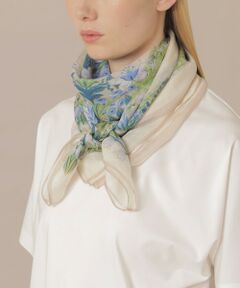 MACKINTOSH LONDON / マッキントッシュ ロンドン  マフラー・ショール・スヌード・ストール | 【婦人画報4月号掲載】ボタニカルウォールスクエアストール