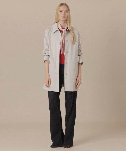 MACKINTOSH LONDON / マッキントッシュ ロンドン  マフラー・ショール・スヌード・ストール | 【婦人画報4月号掲載】【BIBURY FLOWER】バイブリーフラワーミニダイヤモンドシェイプスカーフ | 詳細1