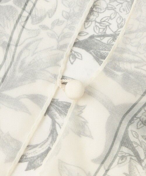 MACKINTOSH LONDON / マッキントッシュ ロンドン  マフラー・ショール・スヌード・ストール | 【婦人画報4月号掲載】【BIBURY FLOWER】スケッチバイブリーフラワーウェアラブルスカーフ | 詳細3