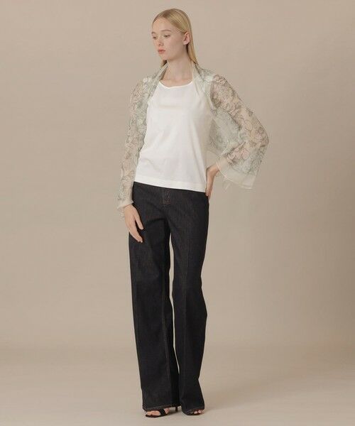 MACKINTOSH LONDON / マッキントッシュ ロンドン  マフラー・ショール・スヌード・ストール | 【婦人画報4月号掲載】【BIBURY FLOWER】スケッチバイブリーフラワーウェアラブルスカーフ | 詳細1