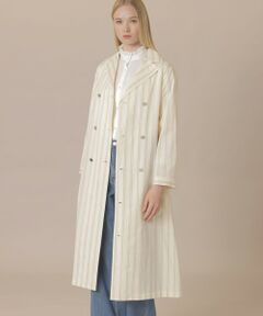 MACKINTOSH LONDON / マッキントッシュ ロンドン  その他アウター | コットンシルクストライプコートドレス