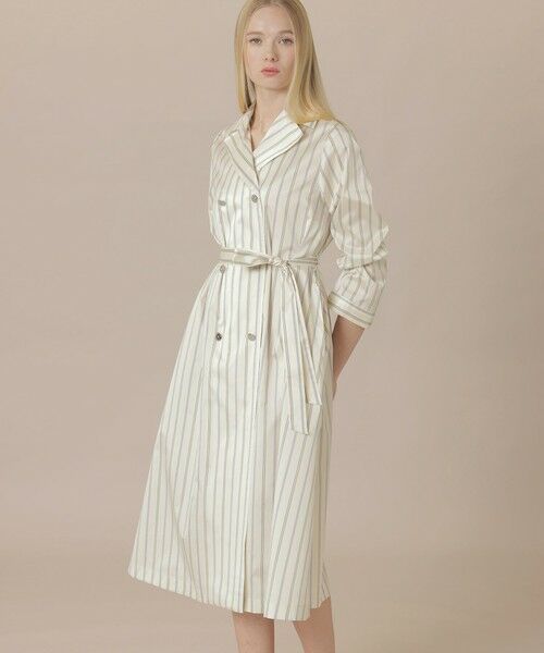 MACKINTOSH LONDON / マッキントッシュ ロンドン  その他アウター | ポリエステルシルクストライプコートドレス | 詳細2