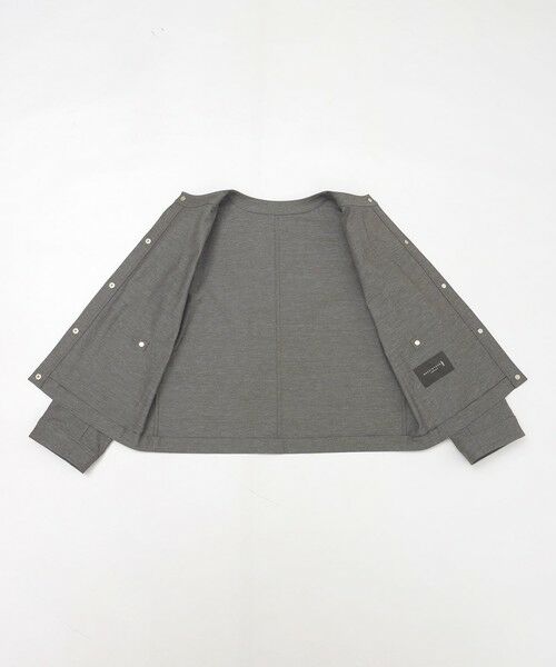 MACKINTOSH LONDON / マッキントッシュ ロンドン  ノーカラージャケット | コットンリネンブレンドオックスジャケット | 詳細10