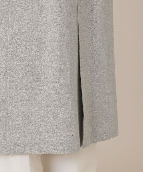 MACKINTOSH LONDON / マッキントッシュ ロンドン  ノーカラージャケット | リネンレーヨンストレッチジレ | 詳細8