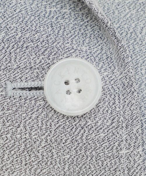MACKINTOSH LONDON / マッキントッシュ ロンドン  ノーカラージャケット | リネンレーヨンストレッチジレ | 詳細9