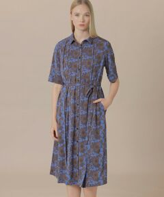 MACKINTOSH LONDON / マッキントッシュ ロンドン  ロング・マキシ丈ワンピース | 【婦人画報4月号掲載】【BIBURY FLOWER】バイブリーフラワースムースワンピース