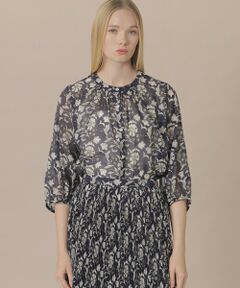 MACKINTOSH LONDON / マッキントッシュ ロンドン  シャツ・ブラウス | 【BIBURY FLOWER】バイブリーオーガンジーブラウス