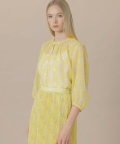 MACKINTOSH LONDON / マッキントッシュ ロンドン  シャツ・ブラウス | 【BIBURY FLOWER】バイブリーオーガンジーブラウス