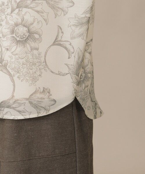 MACKINTOSH LONDON / マッキントッシュ ロンドン  シャツ・ブラウス | 【BIBURY FLOWER】エッチングバイブリーブラウス | 詳細6