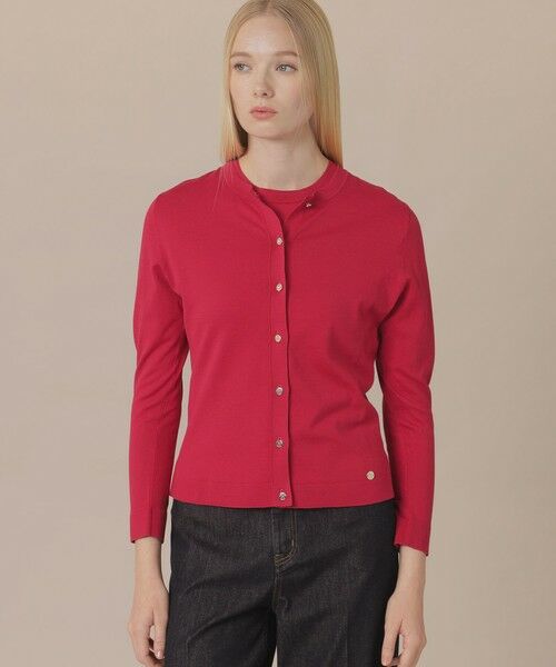 MACKINTOSH LONDON / マッキントッシュ ロンドン  ニット・セーター | スビンコットンニットカーディガン（ピンク系2）