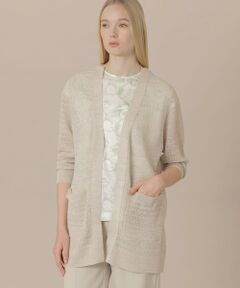 MACKINTOSH LONDON / マッキントッシュ ロンドン  ニット・セーター | 【婦人画報4月号掲載】ラスターリネンニットロングカーディガン