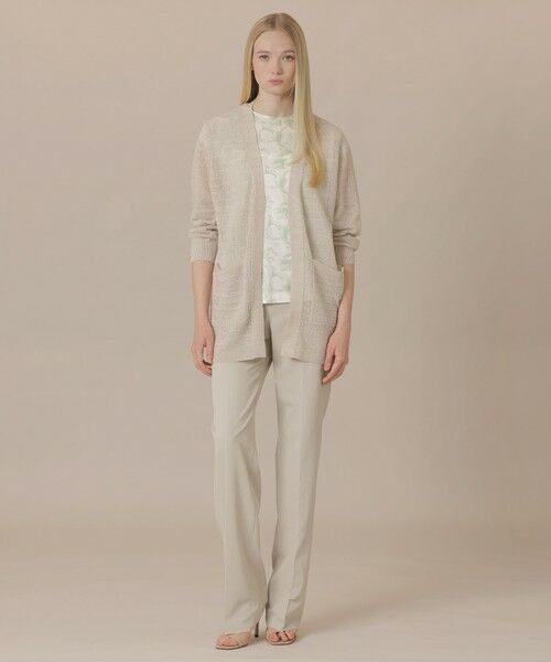 MACKINTOSH LONDON / マッキントッシュ ロンドン  ニット・セーター | 【婦人画報4月号掲載】ラスターリネンニットロングカーディガン | 詳細2