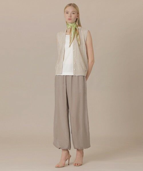 MACKINTOSH LONDON / マッキントッシュ ロンドン  ニット・セーター | 【婦人画報4月号掲載】ラスターリネンニットベスト | 詳細3