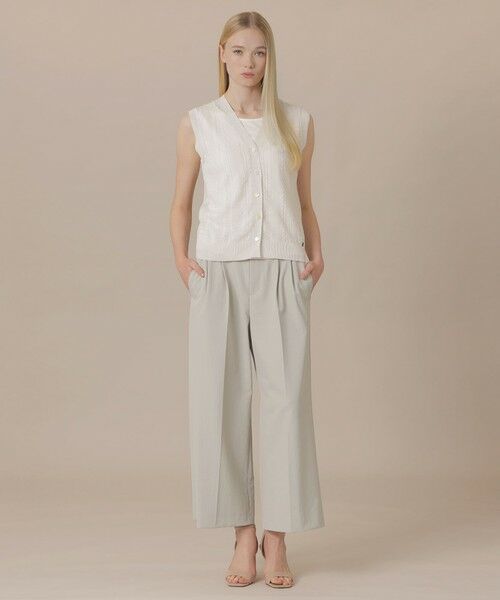 MACKINTOSH LONDON / マッキントッシュ ロンドン  ニット・セーター | 【婦人画報4月号掲載】ラスターリネンニットベスト | 詳細1