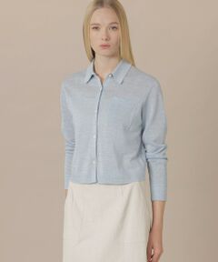 MACKINTOSH LONDON / マッキントッシュ ロンドン  ニット・セーター | 【婦人画報4月号掲載】シャイニーリネンニットシャツ