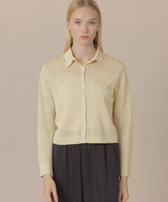 MACKINTOSH LONDON / マッキントッシュ ロンドン  ニット・セーター | 【婦人画報4月号掲載】シャイニーリネンニットシャツ