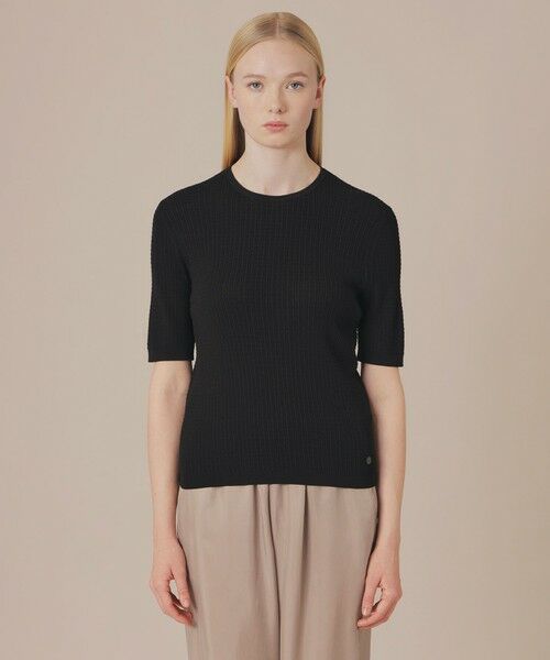 MACKINTOSH LONDON / マッキントッシュ ロンドン  ニット・セーター | ハイツイストコットンニットプルオーバー | 詳細5