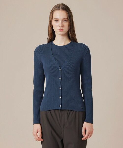 MACKINTOSH LONDON / マッキントッシュ ロンドン  ニット・セーター | 【WEB・一部店舗限定】ハイツイストリブコットンカーディガン | 詳細4