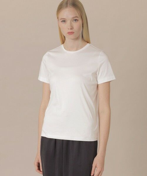 MACKINTOSH LONDON / マッキントッシュ ロンドン  カットソー | 【The Essential Collection】コットンスムースTシャツ（オフホワイト）