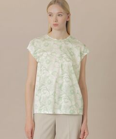 MACKINTOSH LONDON / マッキントッシュ ロンドン  カットソー | 【婦人画報4月号掲載】【BIBURY FLOWER】エッチングバイブリーＴシャツ